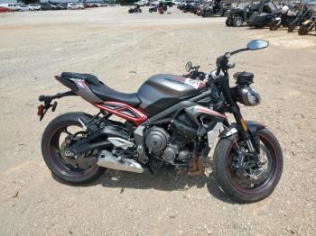 Salvage Triumph Motorcycle Street