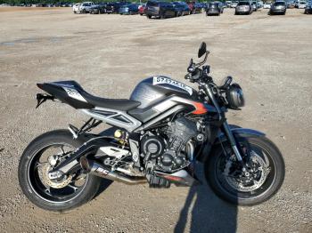  Salvage Triumph Motorcycle Street