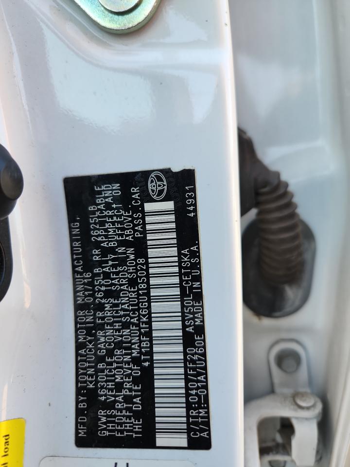 Toyota Camry Le Image 13