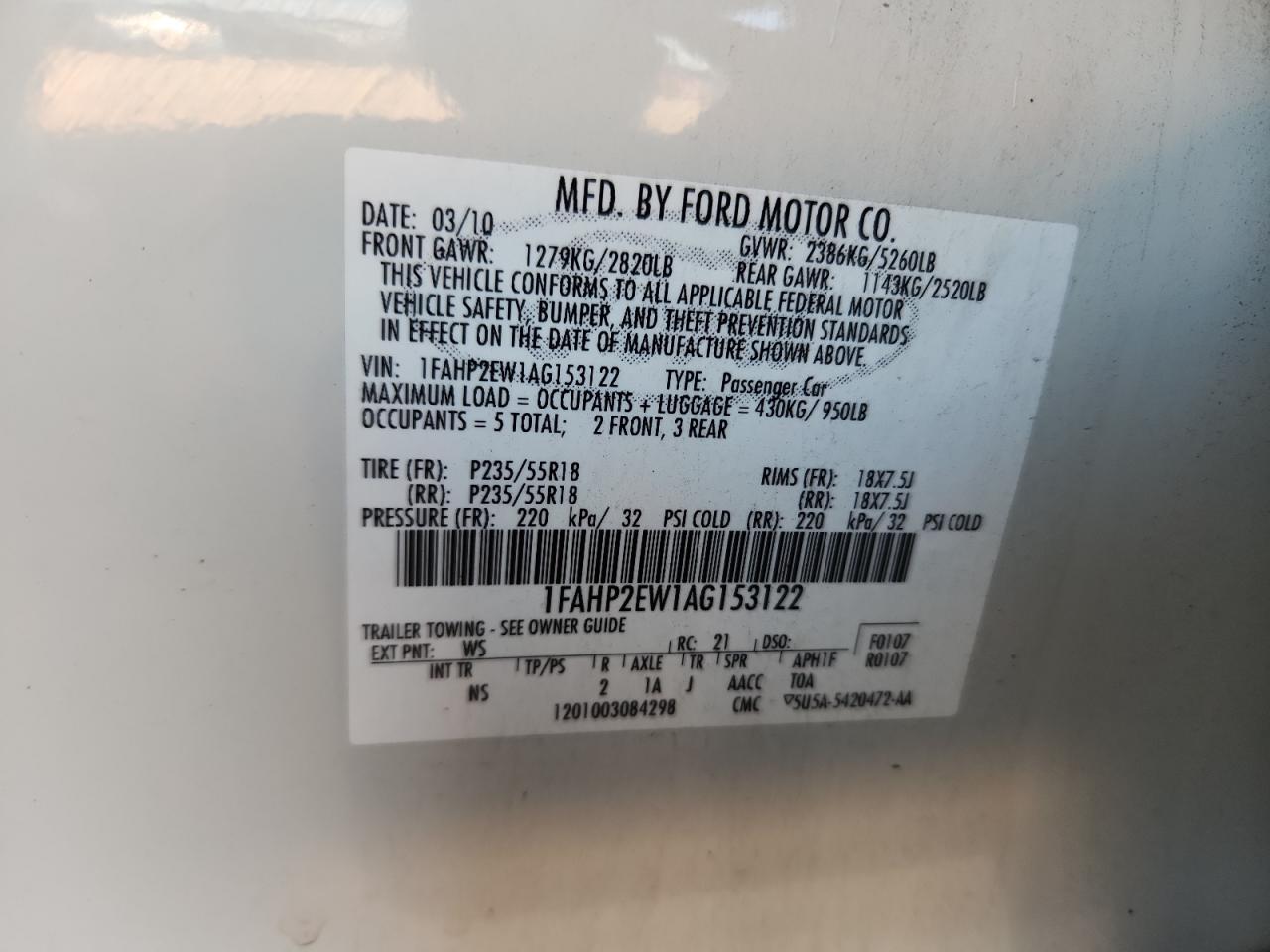 Ford Taurus Sel Image 5