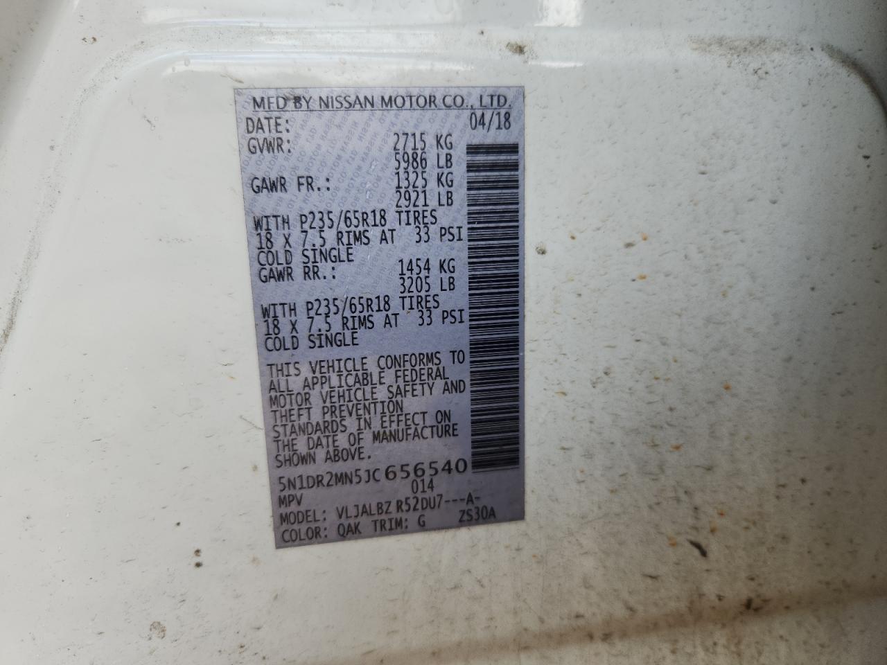 Nissan Pathfinder S Image 10