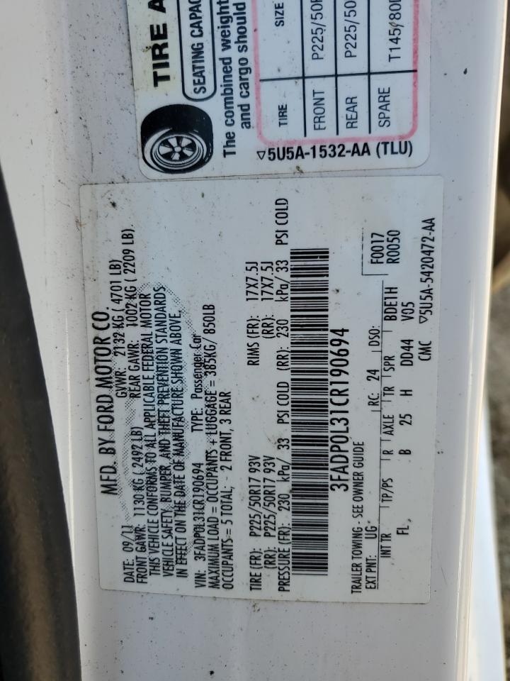 Ford Fusion Hybrid Image 4