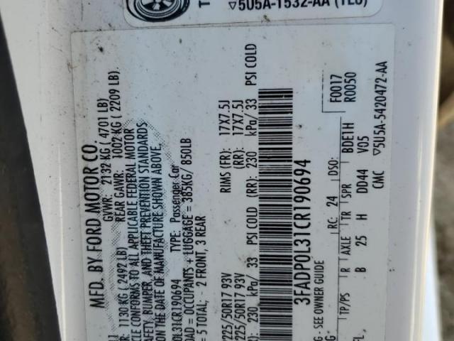 Ford Fusion Hybrid Image 4