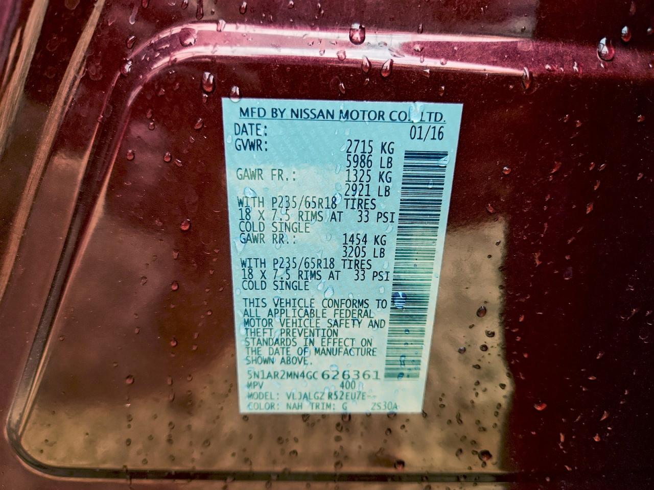 Nissan Pathfinder S Image 10