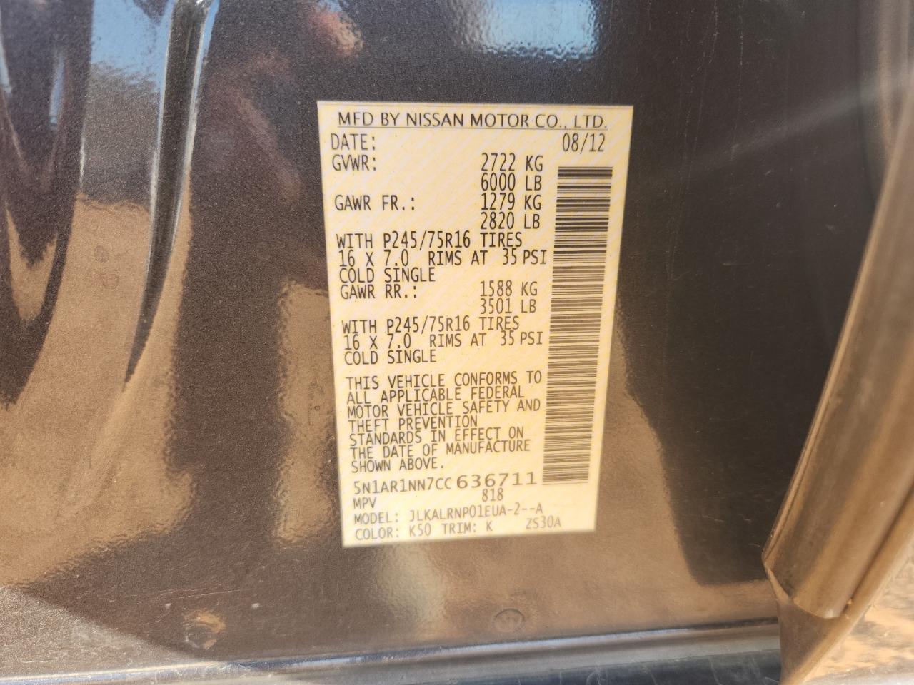 Nissan Pathfinder S Image 11