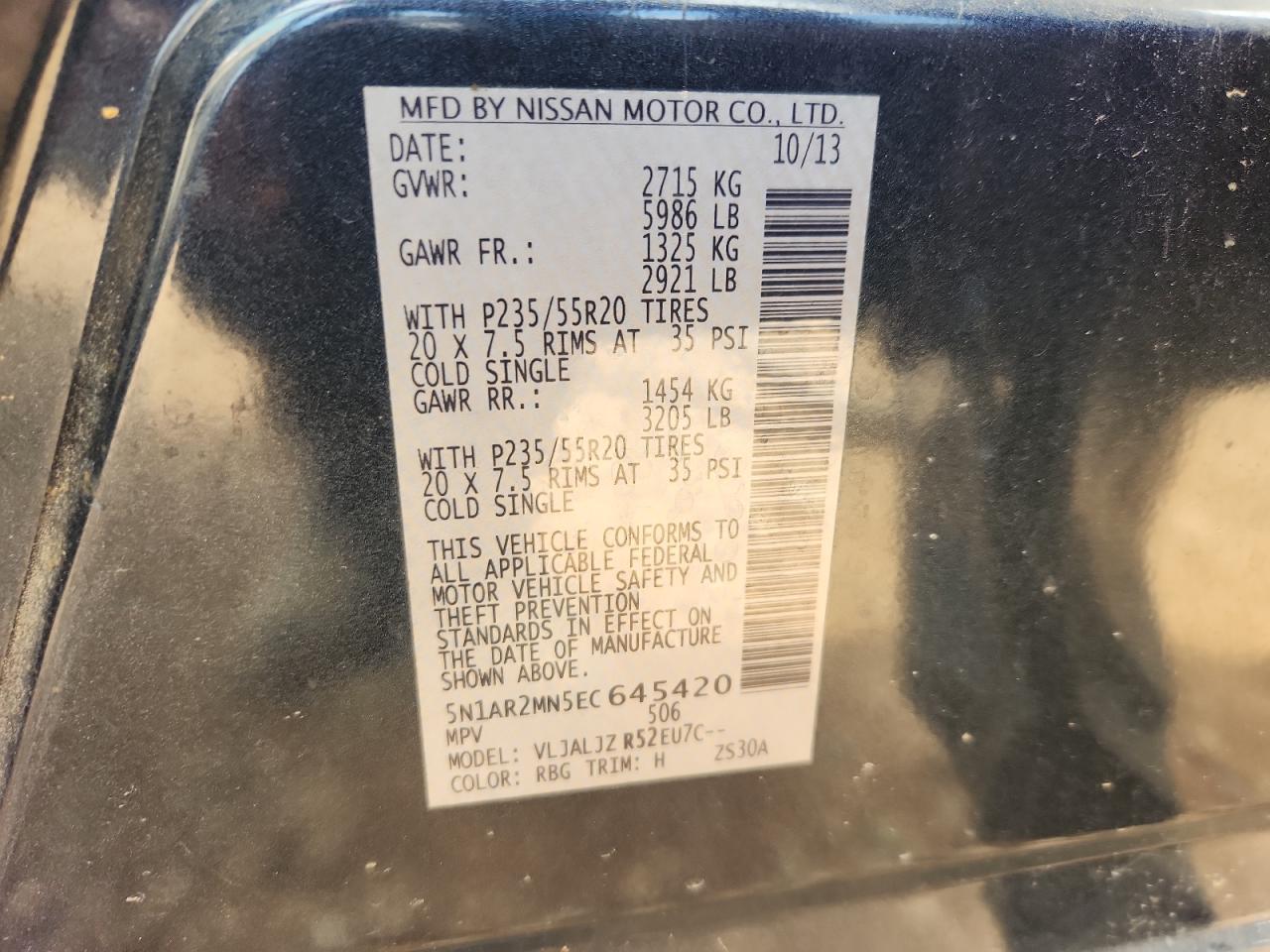 Nissan Pathfinder S Image 11