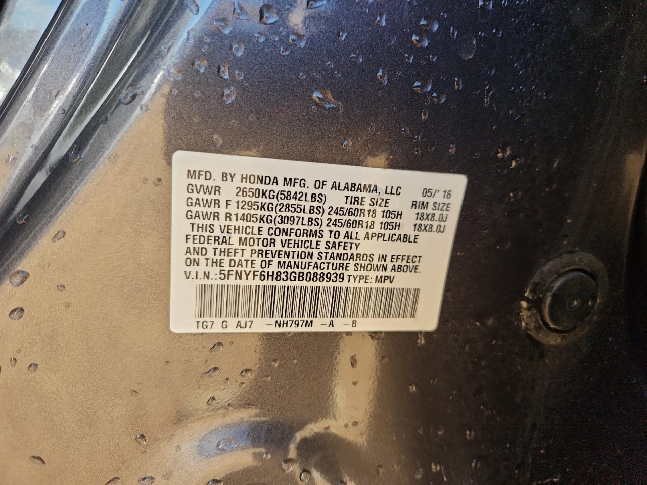 Honda Pilot Exl Image 12