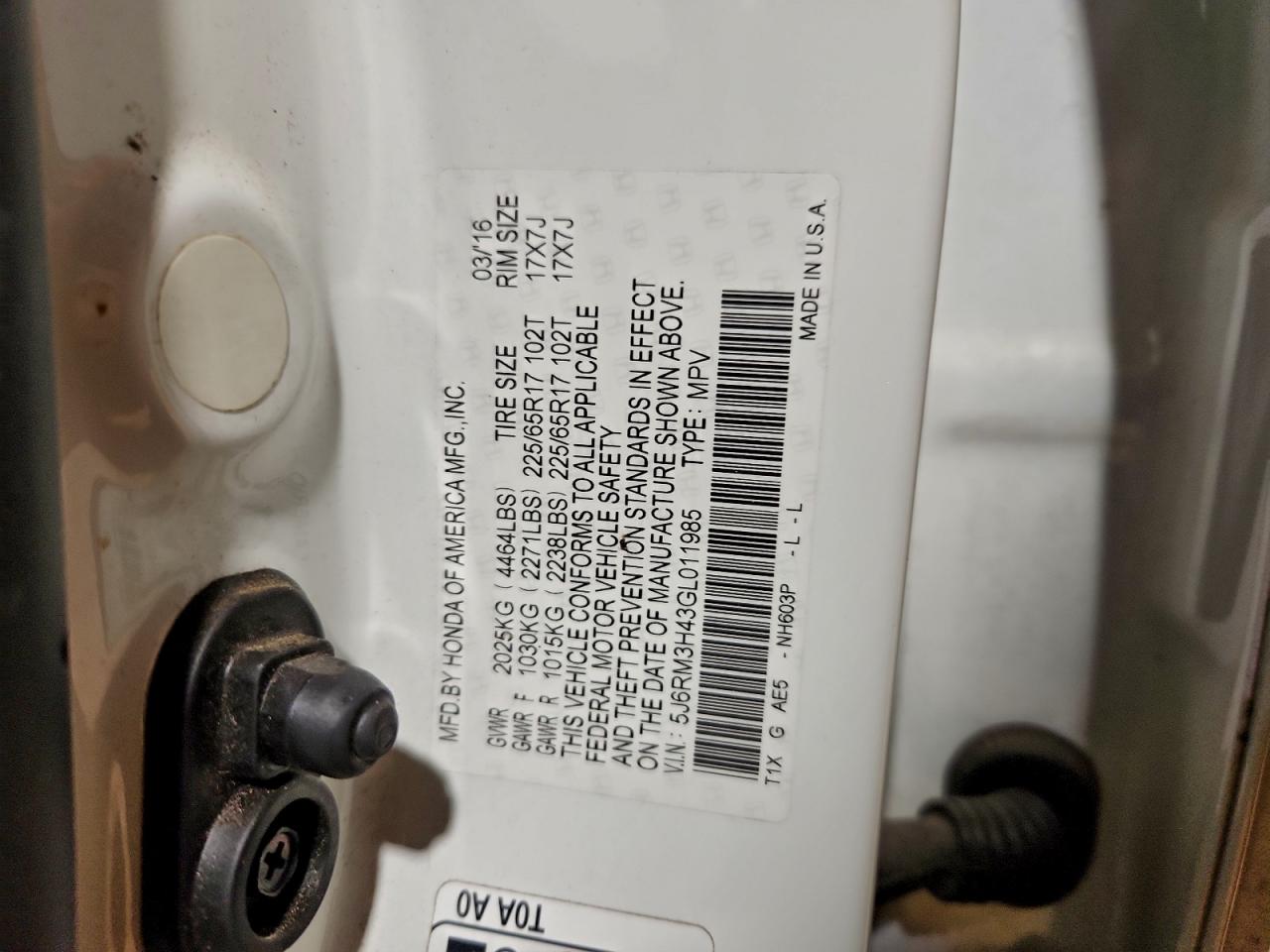 Honda Crv Se Image 4