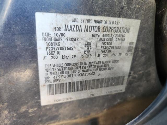 Mazda Tribute Lx Image 9