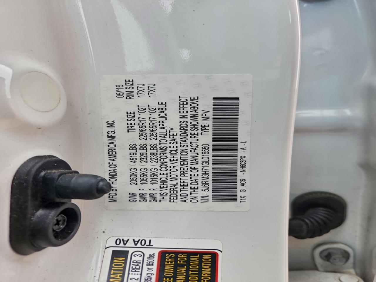 Honda Crv Exl Image 3