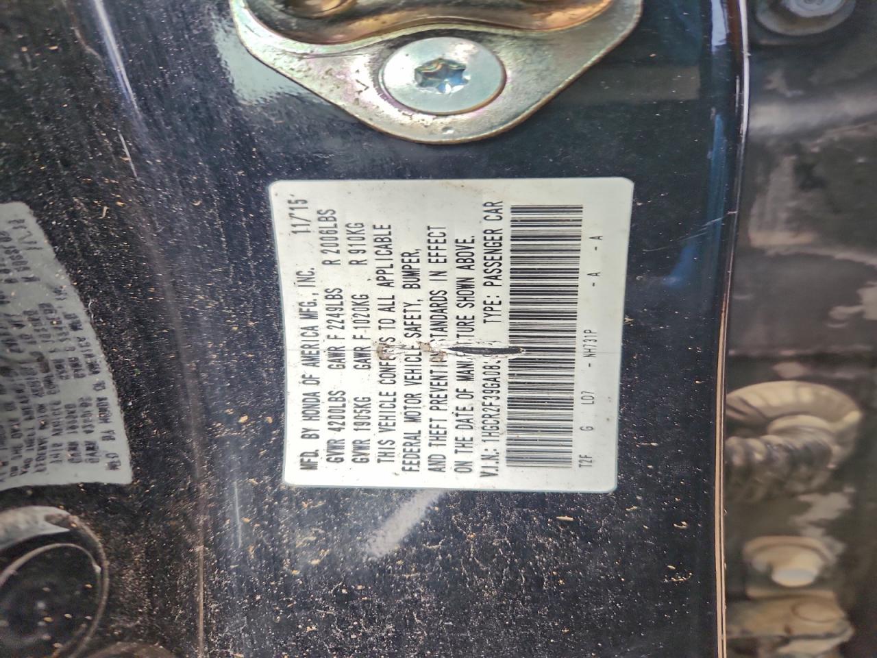 Honda Accord Lx Image 9