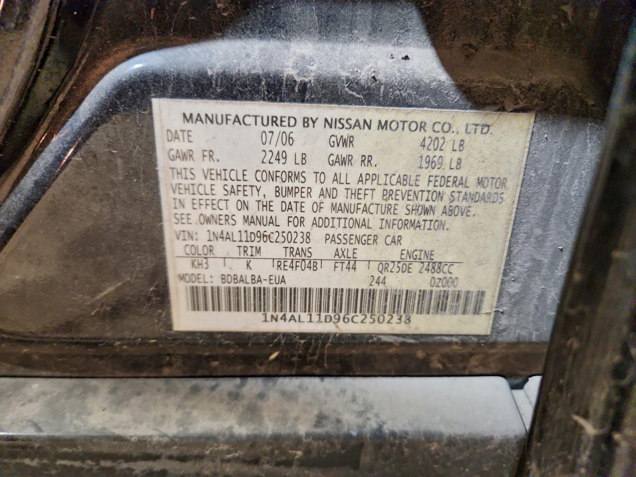 Nissan Altima S Image 10