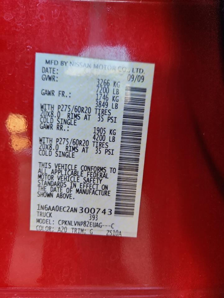 Nissan Titan Xe Image 10
