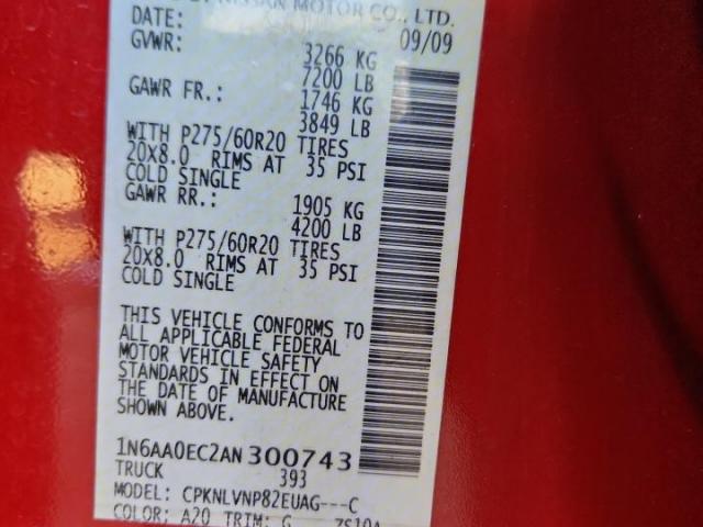 Nissan Titan Xe Image 10