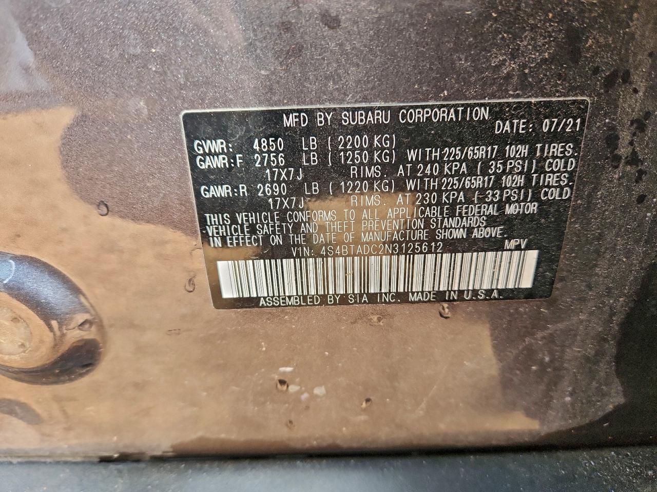 Subaru Outback Premium Image 12