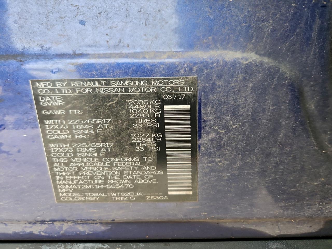 Nissan Rogue S Image 8