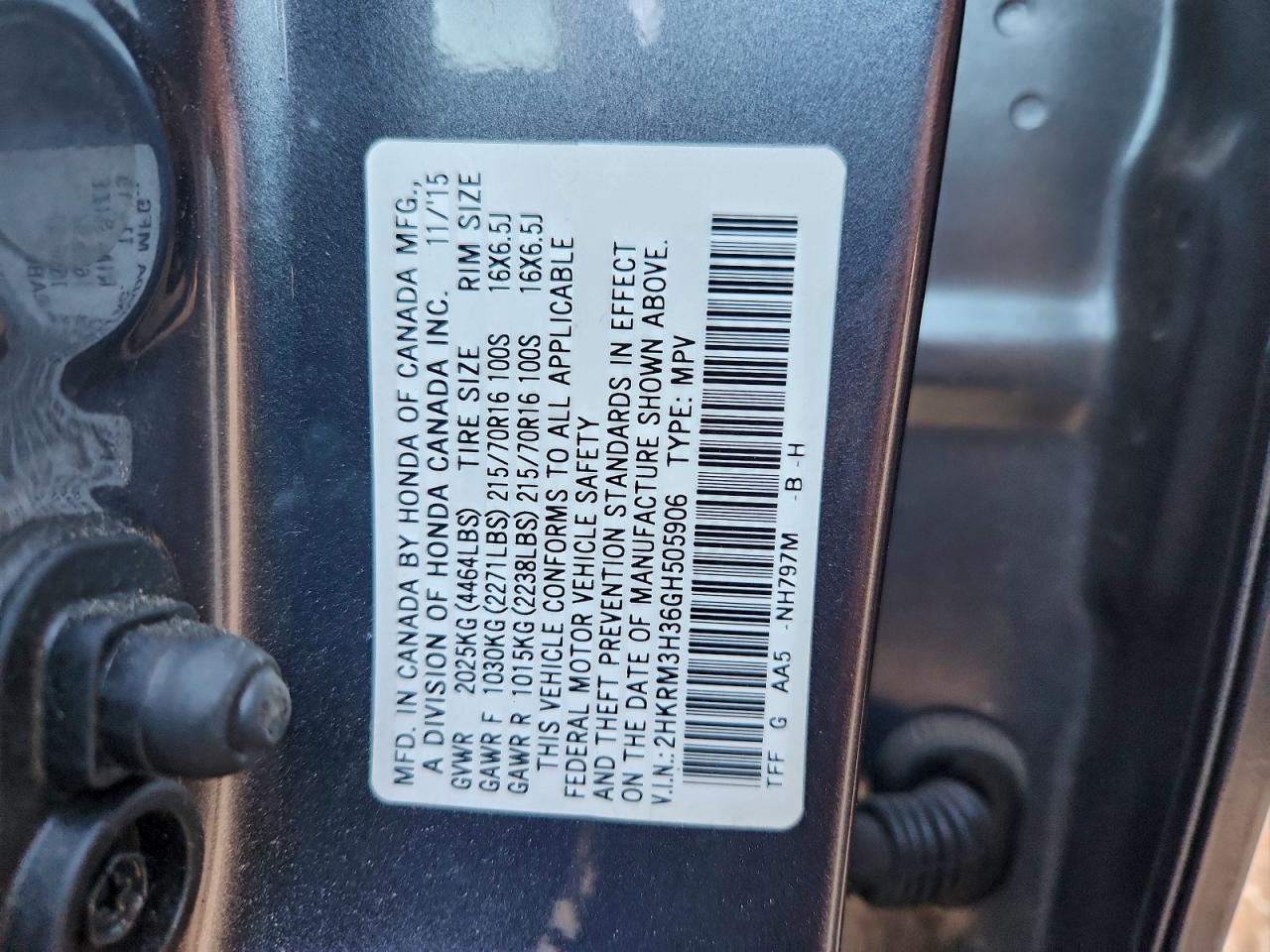 Honda Crv Lx Image 14