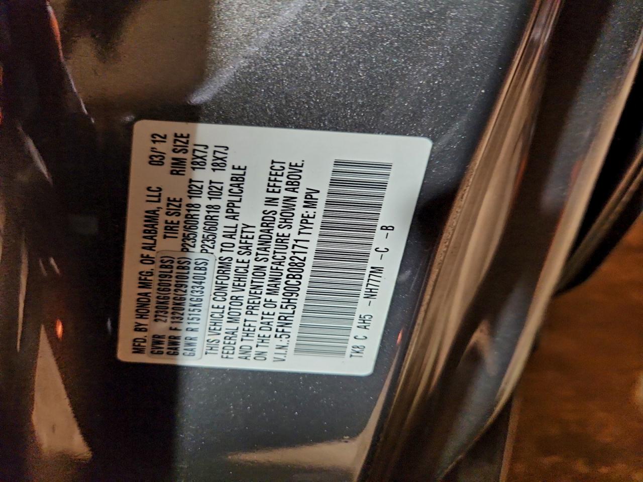 Honda Odyssey Touring Image 10