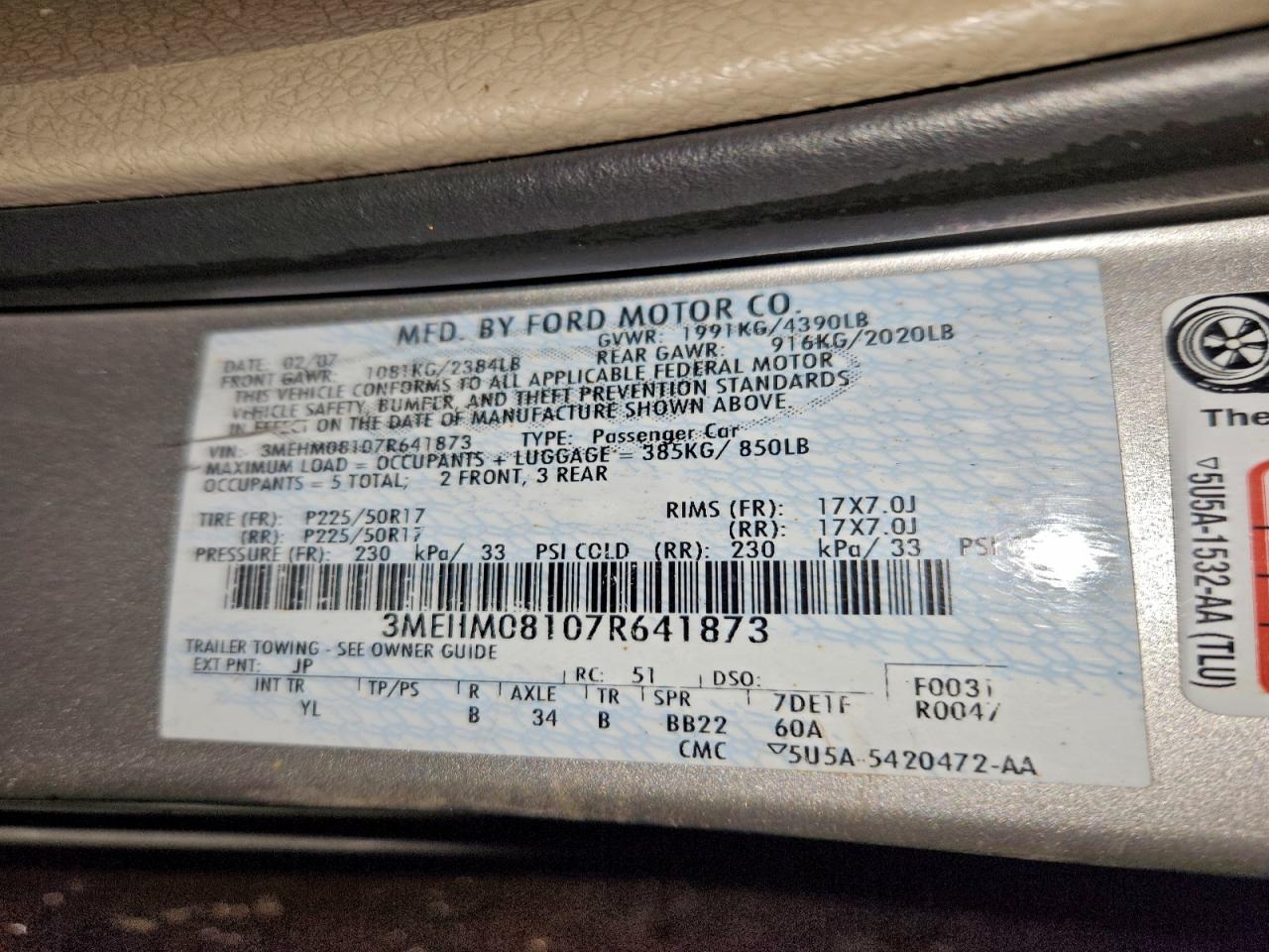 Mercury Milan Premier Image 11