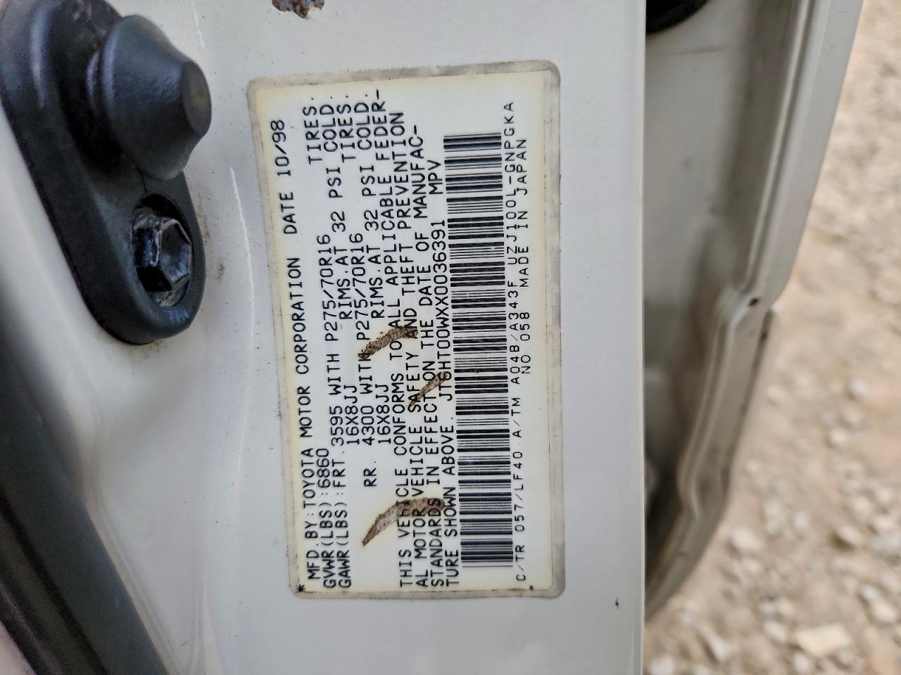 Lexus Lx470 470 Image 13