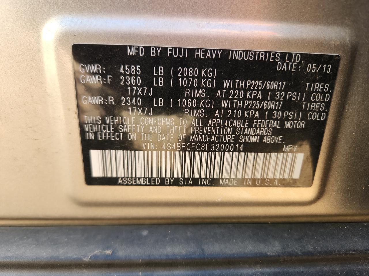 Subaru Outback 2.5i Premium Image 13