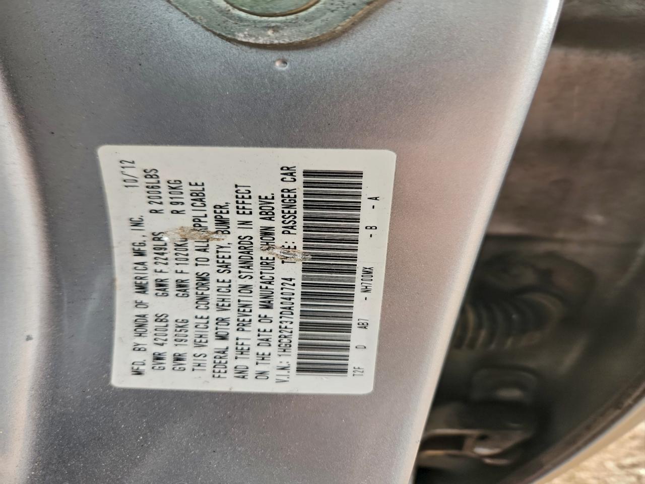 Honda Accord Lx Image 9