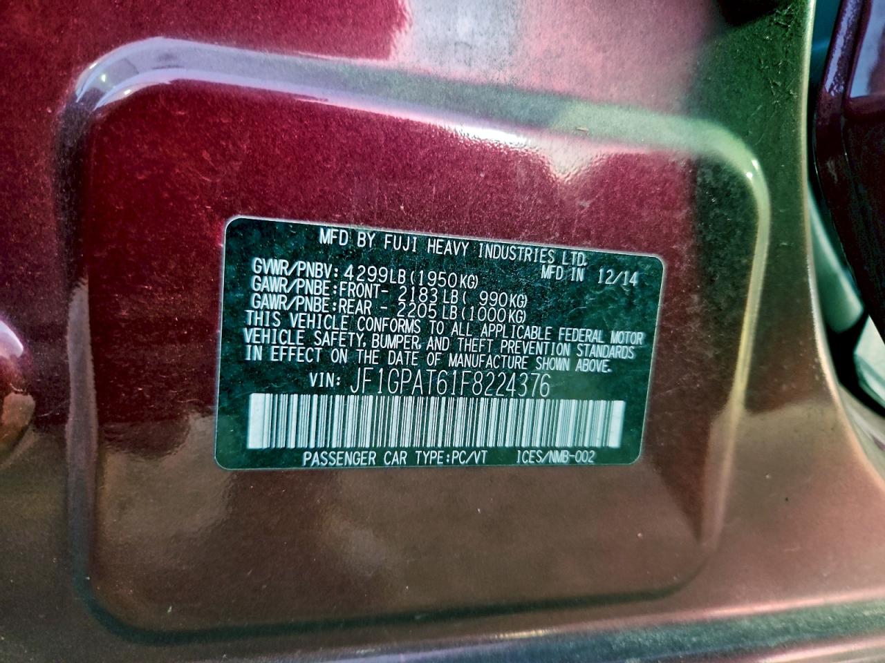 Subaru Impreza Sport Image 9