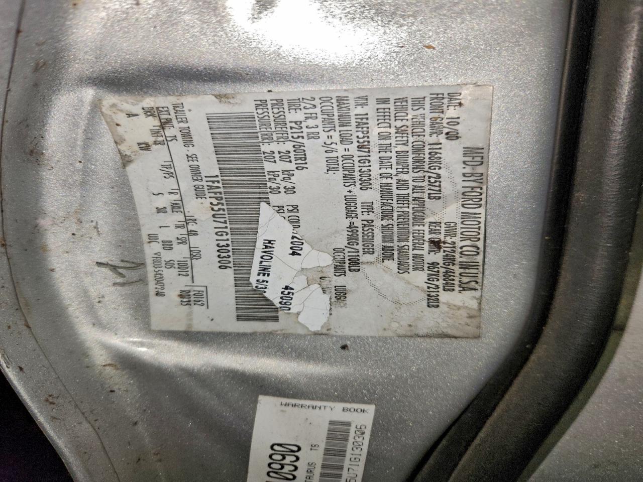 Ford Taurus Ses Ses Image 5