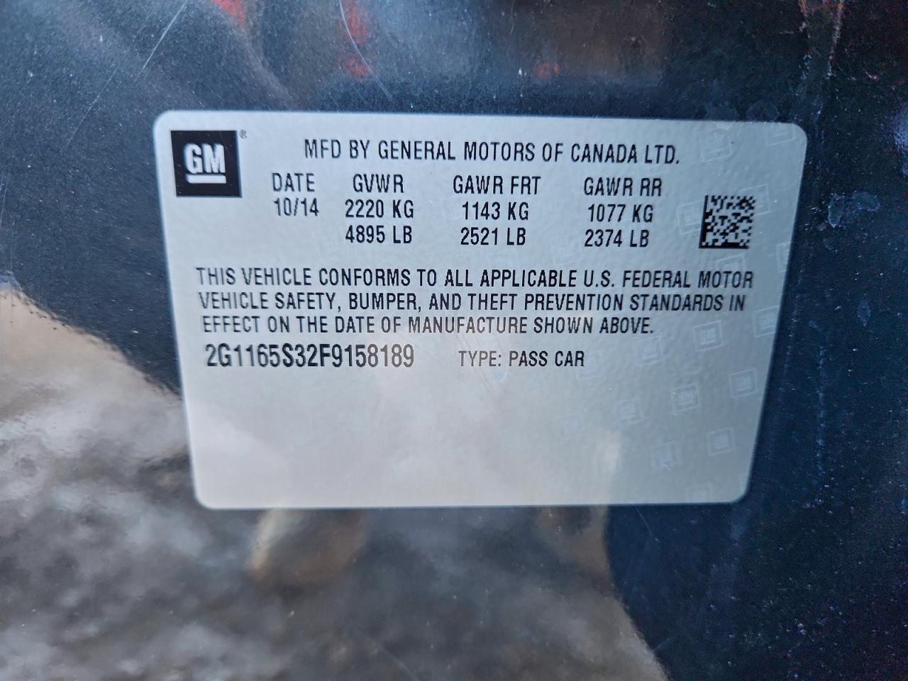 Chevrolet Impala Ltz Image 8