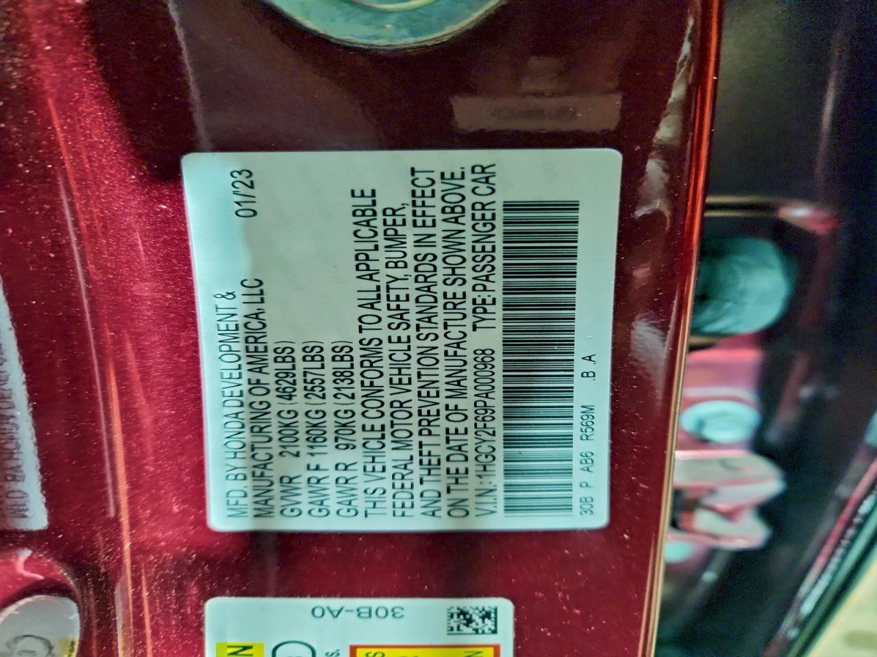 Honda Accord Hybrid Exl Image 12