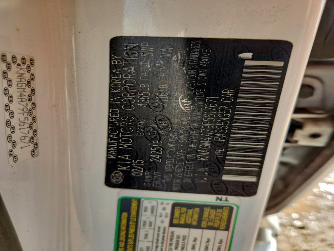 Kia Optima Lx Image 6