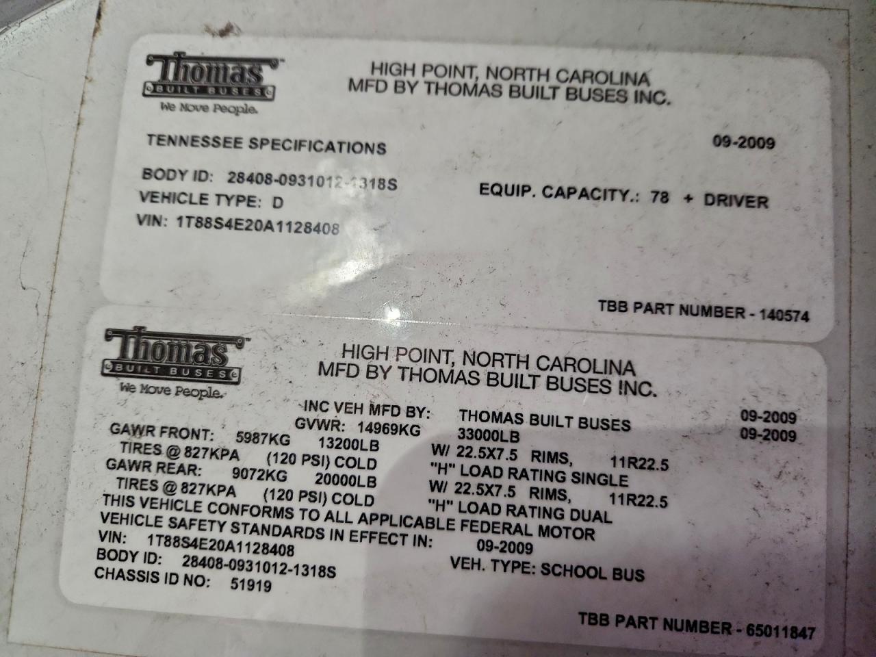 Thomas School Bus Image 10