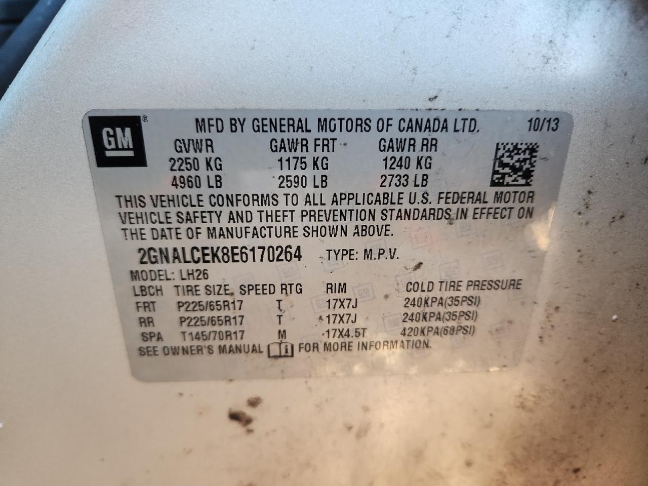 Chevrolet Equinox Lt Image 9