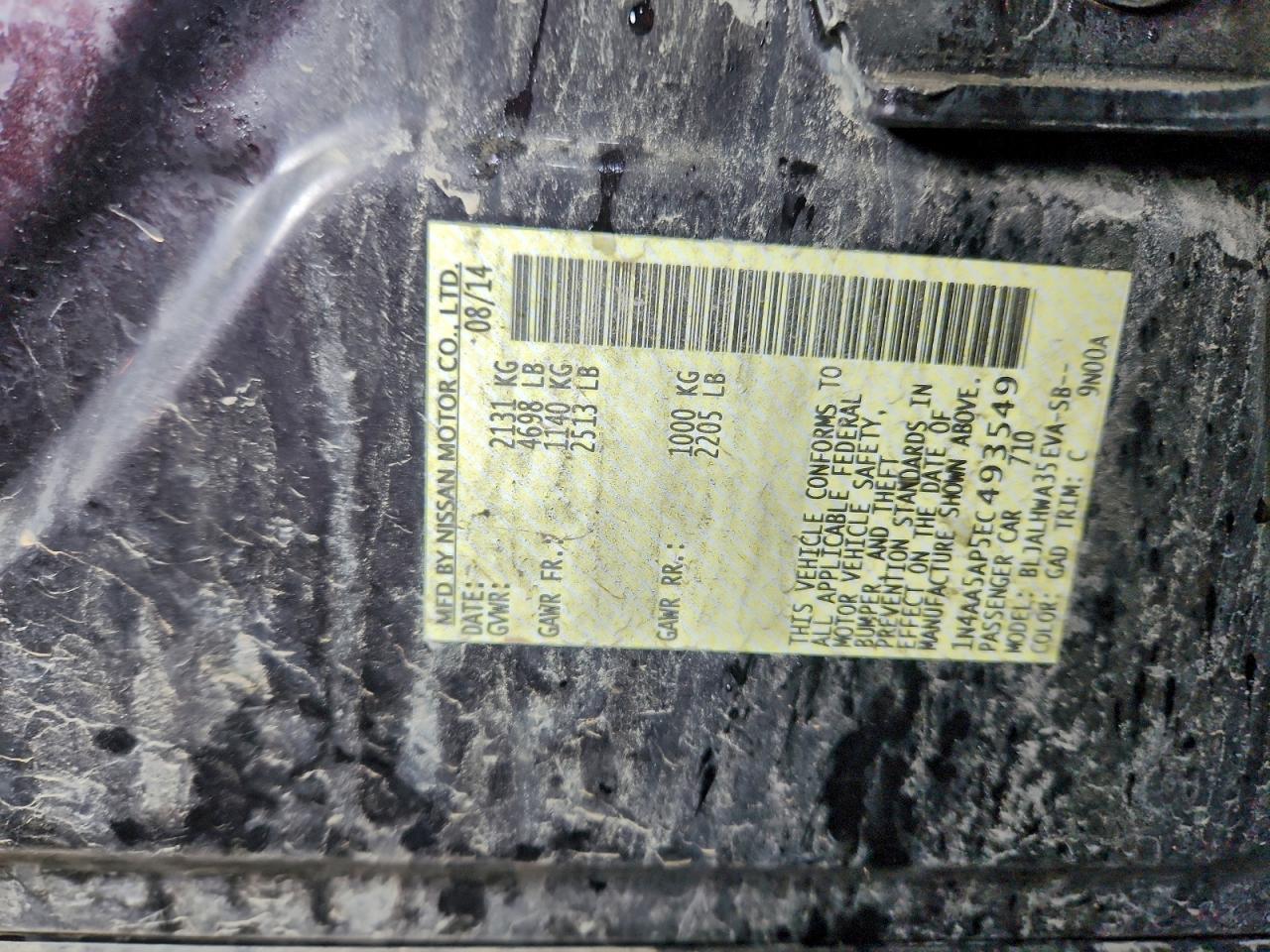 Nissan Maxima S Image 8