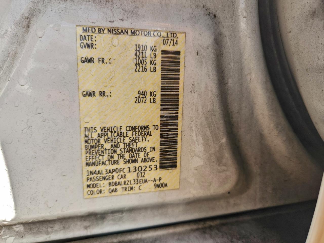 Nissan Altima 2.5 Image 10